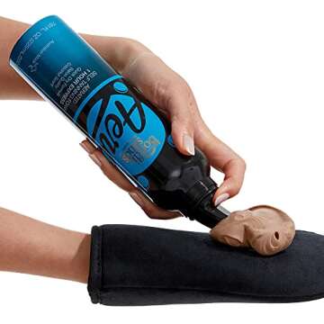 Bondi Sands Aero 1 Hr Express Self Tan Foam + Application Mitt | Includes Lightweight Sunless Foam +...
