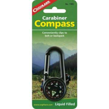1985 Coghlan's Carabiner Compass - Adventure Ready!