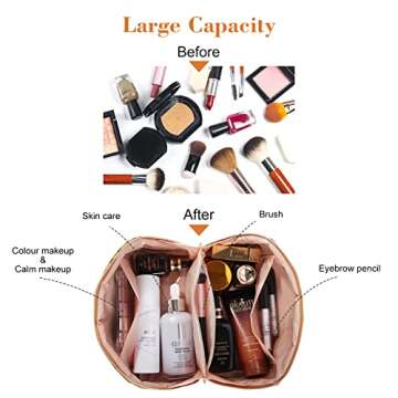 Versatile Waterproof Makeup Bag for Travel & Daily Use