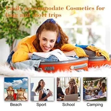 Versatile Waterproof Makeup Bag for Travel & Daily Use