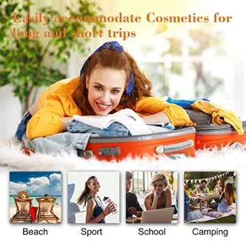 Versatile Waterproof Makeup Bag for Travel & Daily Use