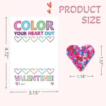 CORTUNARIO Valentines Day Gifts for Kids - Creative Card Set