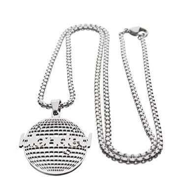 Trendy MLSMAMZ Bld Hip Hop Rapper Pendant Chain Necklace for Unique Style