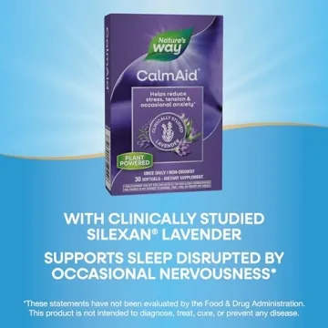 Nature's Way CalmAid Softgels for Stress Relief and Sleep