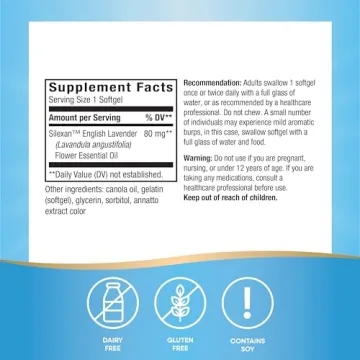 Nature's Way CalmAid Softgels for Stress Relief and Sleep