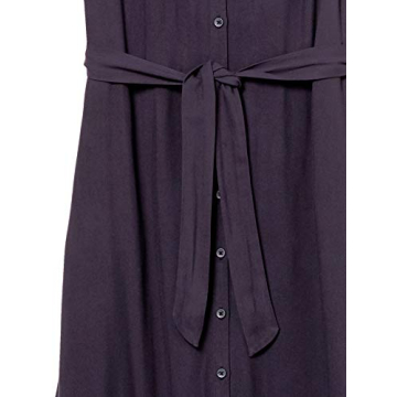 Amazon Essentials Midi Button Front Tie Dress for Women