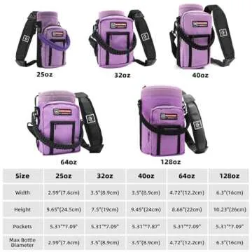 NATURE PIONEOR Insulated Water Bottle Carrier for Hiking