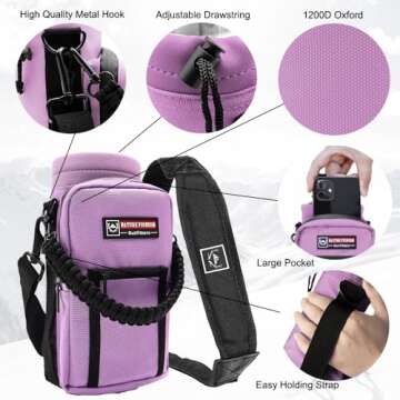 NATURE PIONEOR Insulated Water Bottle Carrier for Hiking