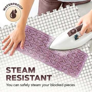 UMIEN™ Extra Thick Knitting Blocking Mats - 9-Pack with T-Pins