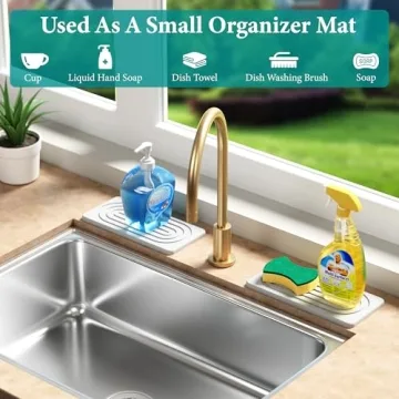 Buy MAGKOTA Quick Dry Stone Tray for Kitchen & Bathroom