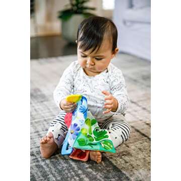 Baby Einstein Curious Explorers Teether Book Take-Along Toy, Ages Newborn +, Multicolored