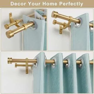 Double Drapery Curtain Rods for Your Stylish Home