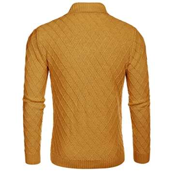 Stylish COOFANDY Shawl Collar Sweater for Men