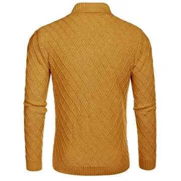 Stylish COOFANDY Shawl Collar Sweater for Men