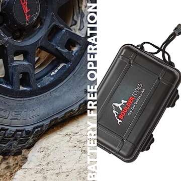 Boulder Tools Tire Deflator Set for Cars and Offroading