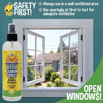 Bodhi Dog Bitter Lemon Spray - Anti-Chew Spray for Dogs, Cats, Puppies, & Kittens- Training Aid for Chewing - Safe & Non Toxic - Ideal for Pet Behavioral Training - Made in USA (8 Fl Oz)