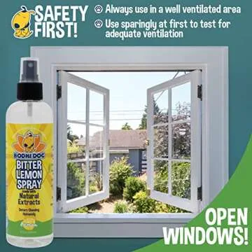 Bodhi Dog Bitter Lemon Spray - Anti-Chew Spray for Dogs, Cats, Puppies, & Kittens- Training Aid for Chewing - Safe & Non Toxic - Ideal for Pet Behavioral Training - Made in USA (8 Fl Oz)