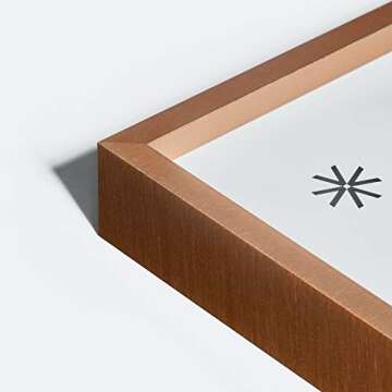 Vossington 20x20 Frame | Exclusive Square Bronze Picture Frame | 20 x 20 Inch | Thin Modern Look