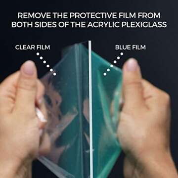 Vossington 20x20 Frame | Exclusive Square Bronze Picture Frame | 20 x 20 Inch | Thin Modern Look