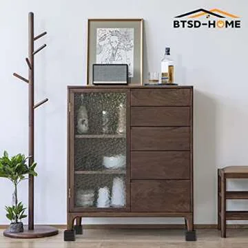 BTSD-home Adjustable Furniture Bed Risers for Elevation
