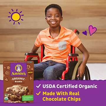 Annie's Organic Brookie Cookie Baking Mix with Chocolate Chips