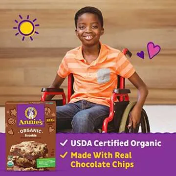Annie's Organic Brookie Cookie Baking Mix with Chocolate Chips
