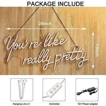 28 Inch LED Neon Sign for Unique Wall Decor