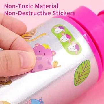 FiGoal DIY Water Bottle for Kids with Fun Stickers