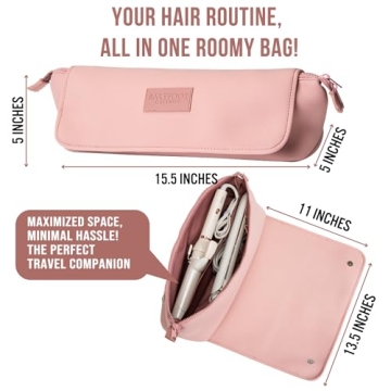 BAREFOOT CARIBOU Hair Tools Travel Bag - 2-in-1 Organizer