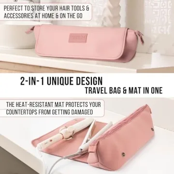 BAREFOOT CARIBOU Hair Tools Travel Bag - 2-in-1 Organizer