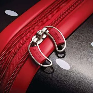 American Tourister Disney Hardside Luggage With Spinner Wheels, Minnie Mouse Red Bow, Carry-On 21-Inch