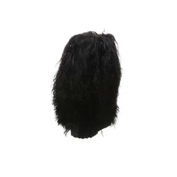 BEARPAW Women's Boetis Black Size 9 | Women's Boot Natural Fur | Women's Slip On Boot | Comfortable Winter Boot