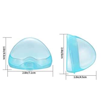 Pacifier Case Set of 6 - Premium Pacifier Holder Boxes for Travel & Home Storage