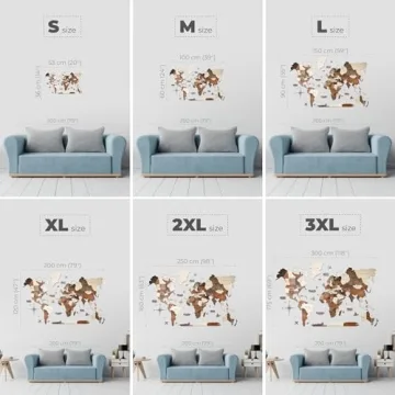 Wooden World Map Wall Art for Adventure Lovers