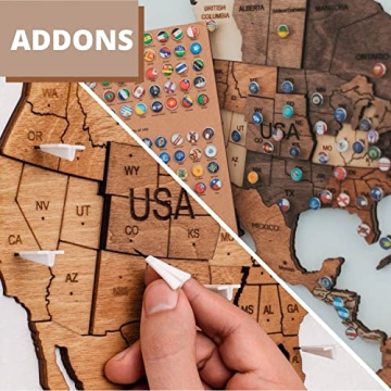 Wooden World Map Wall Art for Adventure Lovers