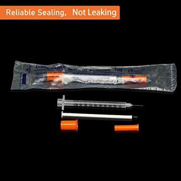 Pain-Free 1ml 31G Syringe Pack of 100 for Easy Use