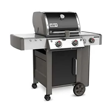 Weber Genesis II LX E-240 Liquid Propane Grill, Two-Burner, Black