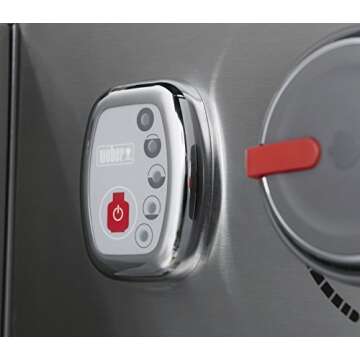 Weber Genesis II LX E-240 Liquid Propane Grill, Two-Burner, Black