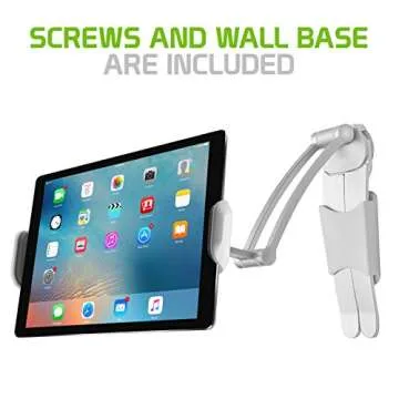 Cellet Kitchen Tablet Mount Stand 2-in-1 Kitchen Wall/Tabletop Desktop Mount Recipe Holder Stand for 7 to 13 Inch Tablet fits 2017 iPad Pro 12.9/9.7/Air/Mini, Surface Pro