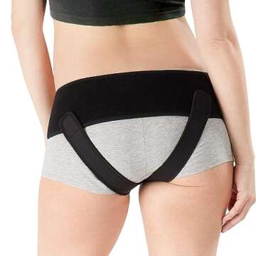 Nurture & Protect V-Sling Pelvic Support Belt for Prolapse, Pregnancy SPD, Vulvar Varicosities, LCS,...