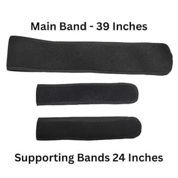 Nurture & Protect V-Sling Pelvic Support Belt for Prolapse, Pregnancy SPD, Vulvar Varicosities, LCS, Pelvic Floor, Organ Prolapse Support Relieve Tilted or Twisted Pelvis Girdle Pain