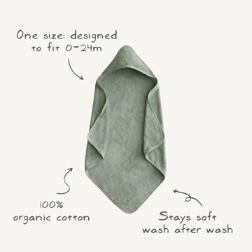 Mushie Baby Hooded Towel | Organic Cotton for Infants