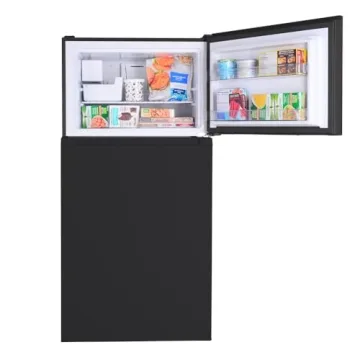 Kenmore 30 in. 18.1 cu. ft. Capacity Refrigerator/Freezer with Adjustable Glass Shelving, Humidity Control Crispers, Ice Maker, ENERGY STAR Certified, Black