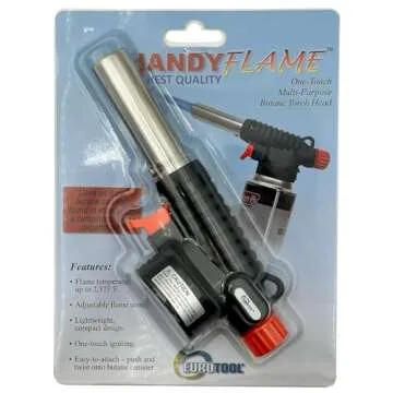 Handy Flame Butane Torch for Jewelry and Cooking