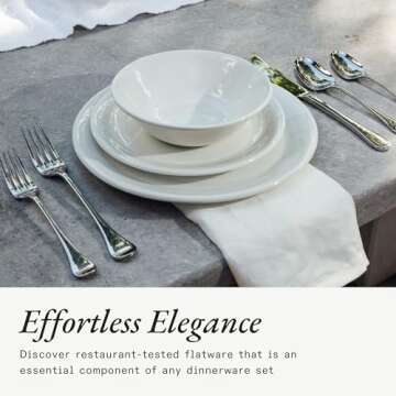 Made In Cookware - Flatware Set - 4 Place Settings (20 Piece Set) - Crafted In Italy