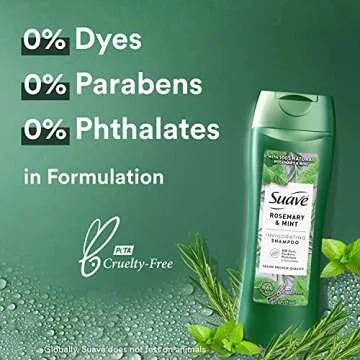 Suave Rosemary & Mint Shampoo for Dry Hair - 12.6 Fl Oz