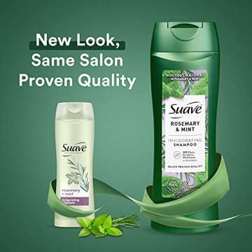 Suave Rosemary & Mint Shampoo for Dry Hair - 12.6 Fl Oz