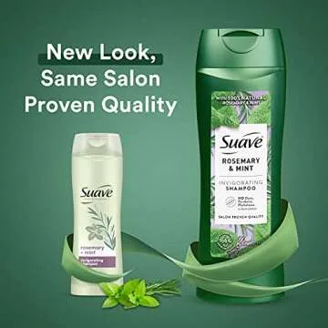 Suave Rosemary & Mint Shampoo for Dry Hair - 12.6 Fl Oz