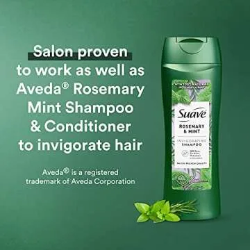 Suave Rosemary & Mint Shampoo for Dry Hair - 12.6 Fl Oz