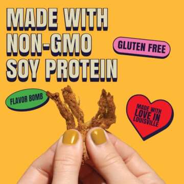 Louisville Vegan Jerky - Sweet Smoky BBQ Flavor in 3oz